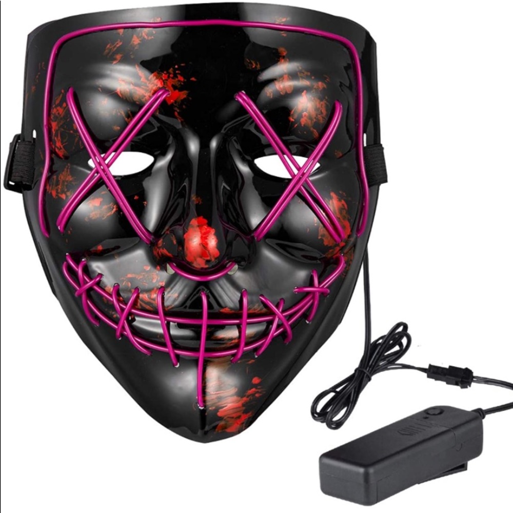 LED Halloween mask